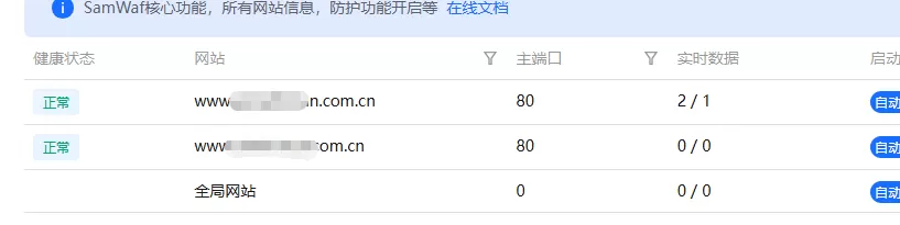 推荐一款免费的WAF防火墙。SamWaf,免费开源的。